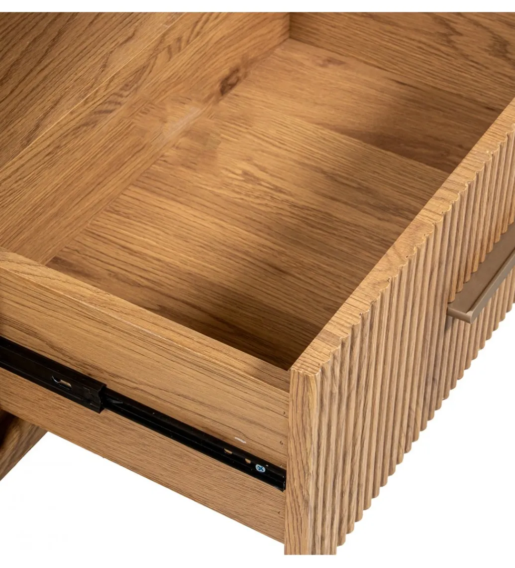 Exclusivas Stolik pod TV PAPATU 160 cm kolor dębu efekt marmuru