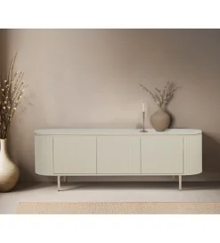 LF-Design Stolik pod TV PATO 170 cm drewno mango biały
