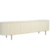 LF-Design Stolik pod TV PATOU 210 cm jasnobeżowy drewno mango