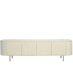 LF-Design Stolik pod TV PATOU 210 cm jasnobeżowy drewno mango
