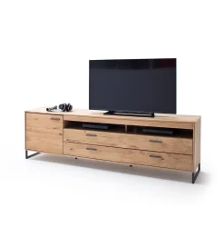 MCA Stolik pod TV PORTLAND 224 cm dębowy