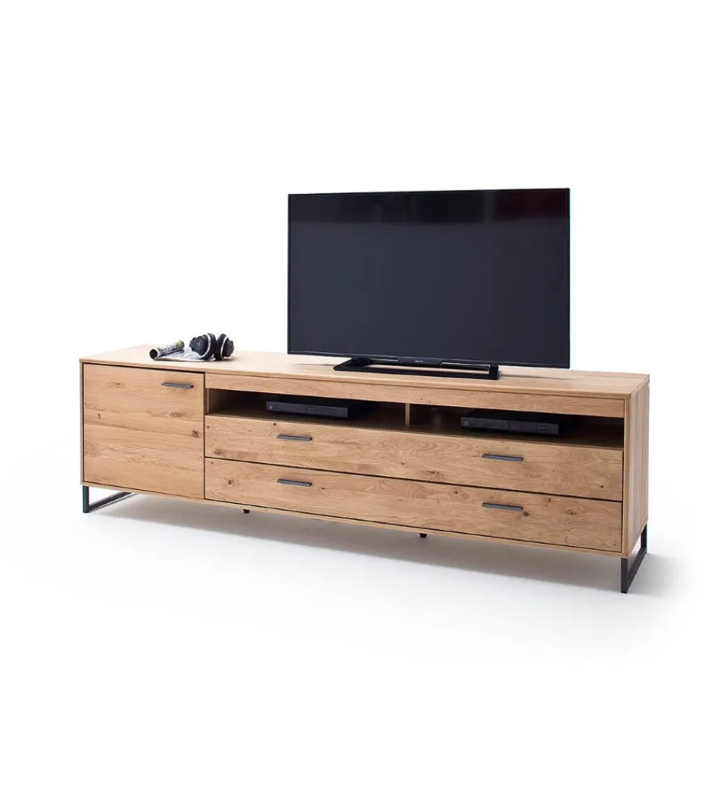 MCA Stolik pod TV PORTLAND 224 cm dębowy