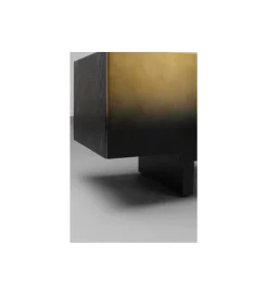 KARE Stolik pod TV PREZIOSO 180 cm czarna