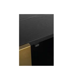 KARE Stolik pod TV PREZIOSO 180 cm czarna