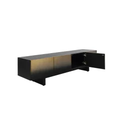 KARE Stolik pod TV PREZIOSO 180 cm czarna