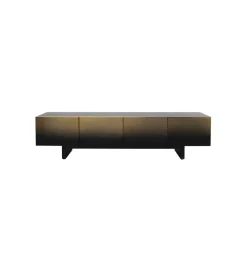 KARE Stolik pod TV PREZIOSO 180 cm czarna