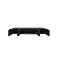 KARE Stolik pod TV PREZIOSO 180 cm czarna