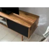 WOHNLING, GERMANY Stolik pod TV REPA 140 cm drewno sheesham czarny