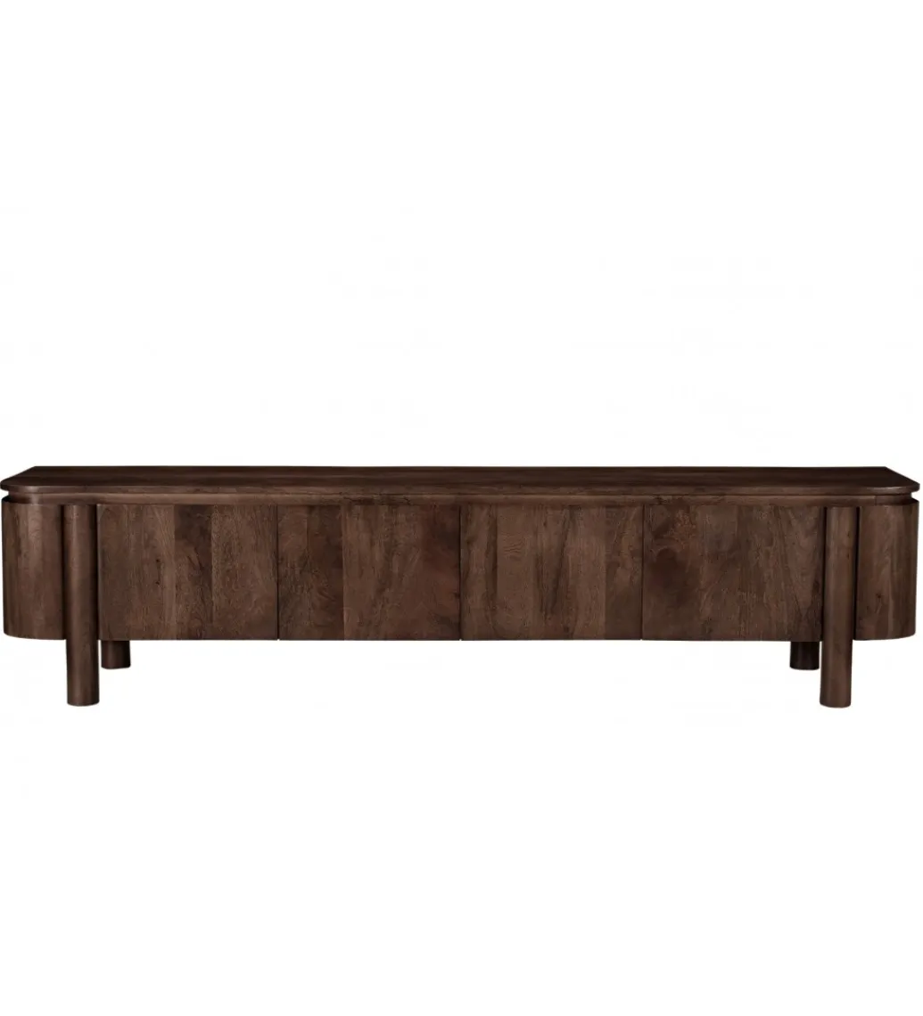 LF-Design Stolik pod TV SALANO 210 cm drewno mango brązowego