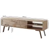 WOHNLING, GERMANY Stolik pod TV SIKAR 145 cm drewno mango