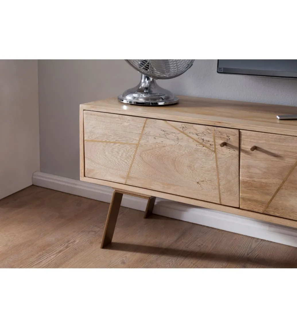 WOHNLING, GERMANY Stolik pod TV SIKAR 145 cm drewno mango