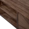 WOOOD Stolik pod TV SUN 200 cm drewno teak brązowy