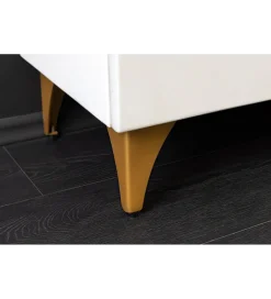 Invicta Interior Stolik pod TV SWEET GOLDEN SUNSET 180 cm drewno mango biała