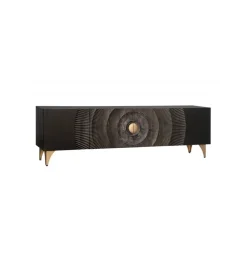 Invicta Interior Stolik pod TV SWEET GOLDEN SUNSET 180 cm drewno mango
