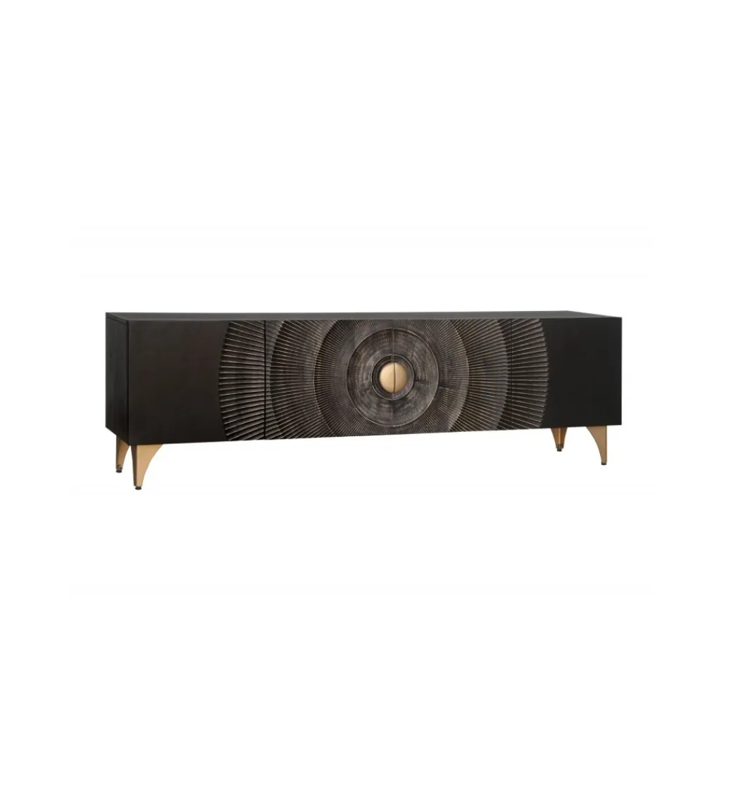 Invicta Interior Stolik pod TV SWEET GOLDEN SUNSET 180 cm drewno mango