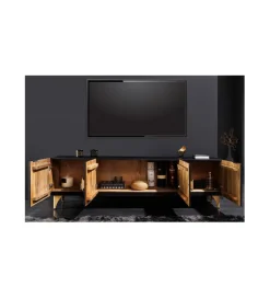 Invicta Interior Stolik pod TV SWEET GOLDEN SUNSET 180 cm drewno mango