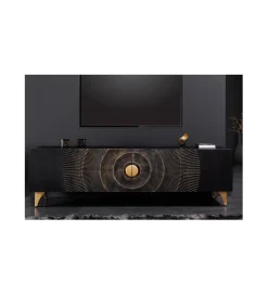 Invicta Interior Stolik pod TV SWEET GOLDEN SUNSET 180 cm drewno mango