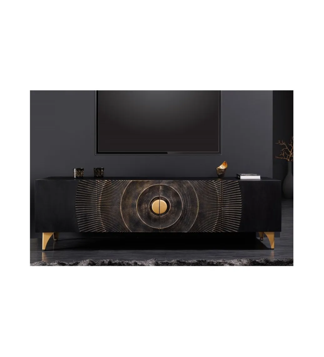 Invicta Interior Stolik pod TV SWEET GOLDEN SUNSET 180 cm drewno mango