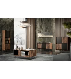 Halmar Stolik pod TV SWING 180 cm w optyce orzecha