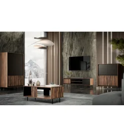 Halmar Stolik pod TV SWING 180 cm w optyce orzecha