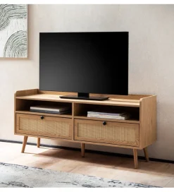 WOHNLING, GERMANY Stolik pod TV TAMI 120 cm w optyce dębu
