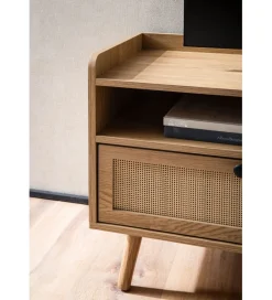 WOHNLING, GERMANY Stolik pod TV TAMI 120 cm w optyce dębu