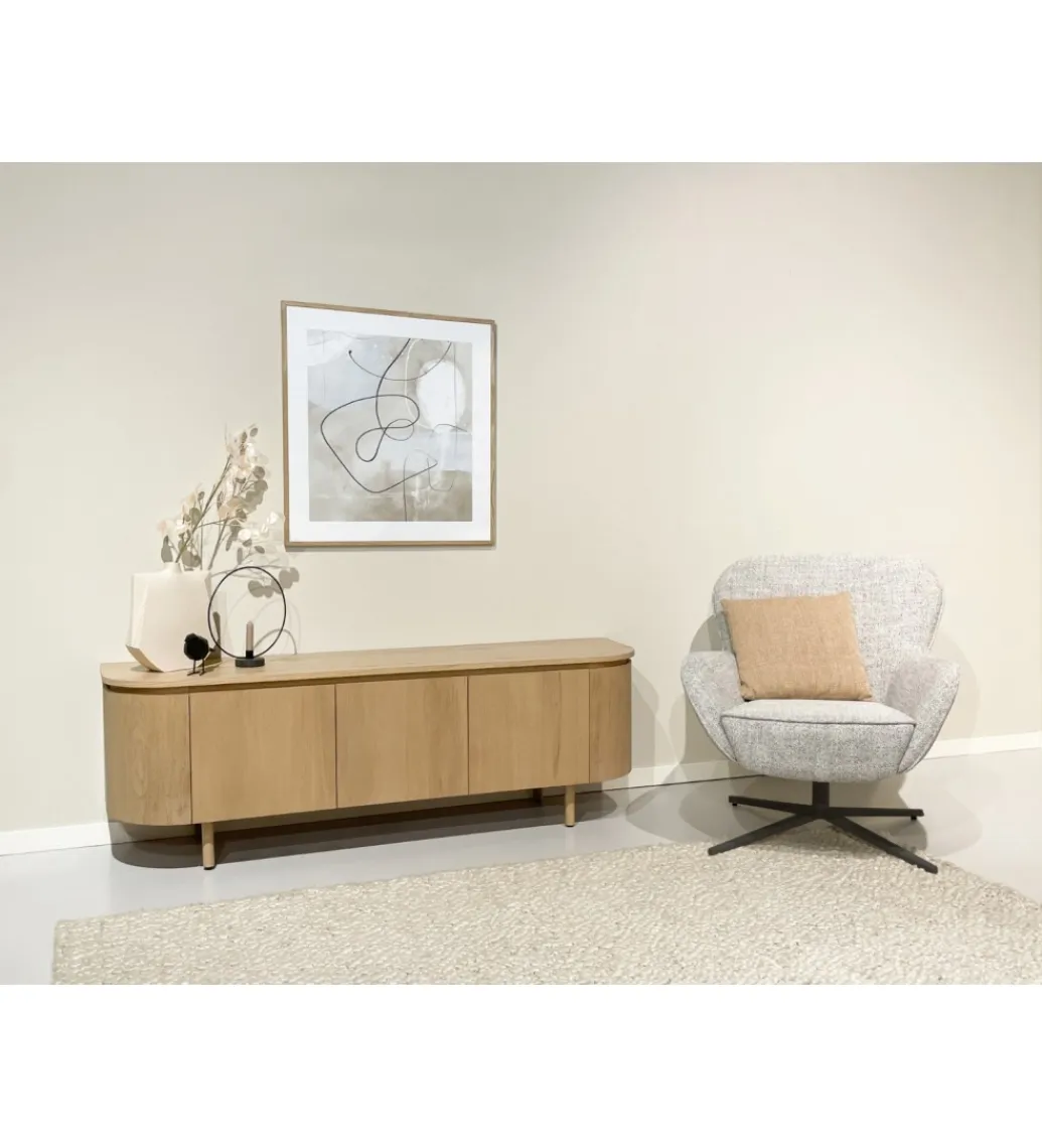 LF-Design Stolik pod TV Tobago 170 cm naturalny