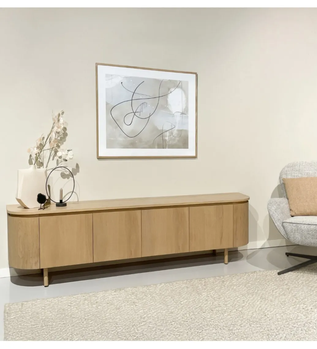 LF-Design Stolik pod TV Tobago 210 cm naturalny