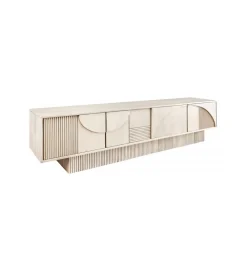 Invicta Interior Stolik pod TV TOMES 200 cm drewno mango