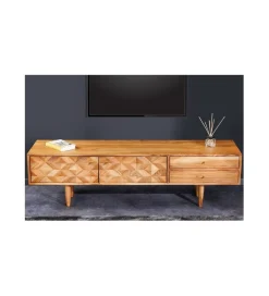 Invicta Interior Stolik pod TV TROPEA 145 cm drewno akacja honey