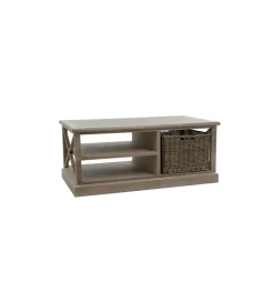 J-Line Stolik pod TV VALDES 120 cm naturalny