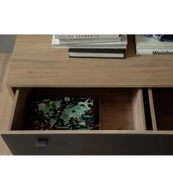 MCA Stolik pod TV VALENCIA 306 cm antracytowo naturalny