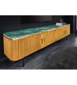 Invicta Interior Stolik pod TV VENEZIANO 160cm drewno mango