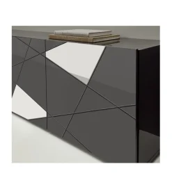 MCA Linia Włoska Stolik pod TV VITTORIA 181 cm antracytowy