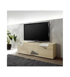 MCA Linia Włoska Stolik pod TV VITTORIA 181 cm w kolorze dąb sonoma