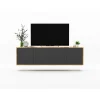 Polski Design ML Stolik pod Tv wiszący Apollo B 150 cm antracytowy
