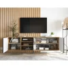 Polski Design ML Stolik Pod Tv wiszący Apollo 150 Cm Czarny