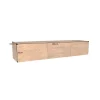 Invicta Interior Stolik pod Tv wiszący DAVIDE Scorpion 160 cm drewno mango brąz