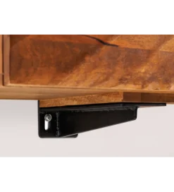 Invicta Interior Stolik pod Tv wiszący DAVIDE Scorpion 160 cm drewno mango brąz