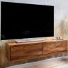 WOHNLING, GERMANY Stolik pod Tv wiszący INDIOS 108 cm drewno sheesham