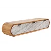 Invicta Interior Stolik pod TV wiszący ORGANIC 160 cm drewno akacja kolor kamienia