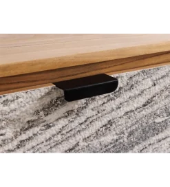 Invicta Interior Stolik pod TV wiszący ORGANIC 160 cm drewno akacja kolor kamienia