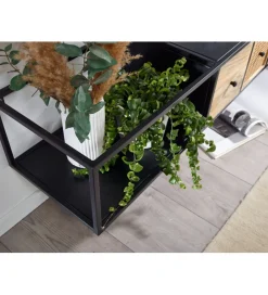 WOHNLING, GERMANY Stolik pod TV wiszący SANDINO 150 cm drewno mango