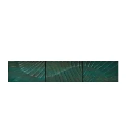 Invicta Interior Stolik pod TV wiszący SWEET GOLDEN SUNSET 160 cm drewno mango turkusowy