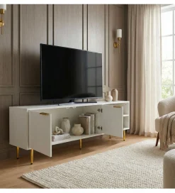 WOHNLING, GERMANY Stolik pod TV WOHNLING 150 cm biały