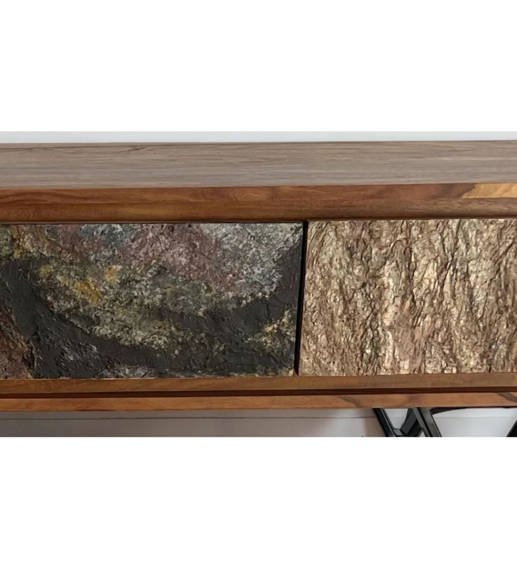 WOHNLING, GERMANY Stolik pod TV WOHNLING 160 cm drewno sheesham