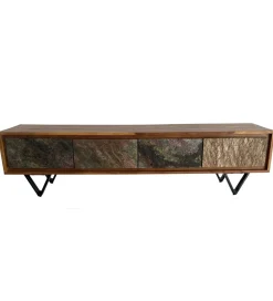 WOHNLING, GERMANY Stolik pod TV WOHNLING 160 cm drewno sheesham