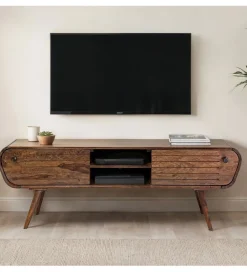 WOHNLING, GERMANY Stolik pod TV WOHNLING 160 cm drewno sheesham