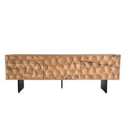 WOHNLING, GERMANY Stolik pod TV WOHNLING 160 cm drewno akacja