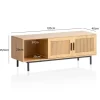 WOHNLING, GERMANY Stolik pod TV WOHNLING 120 cm w optyce dąb